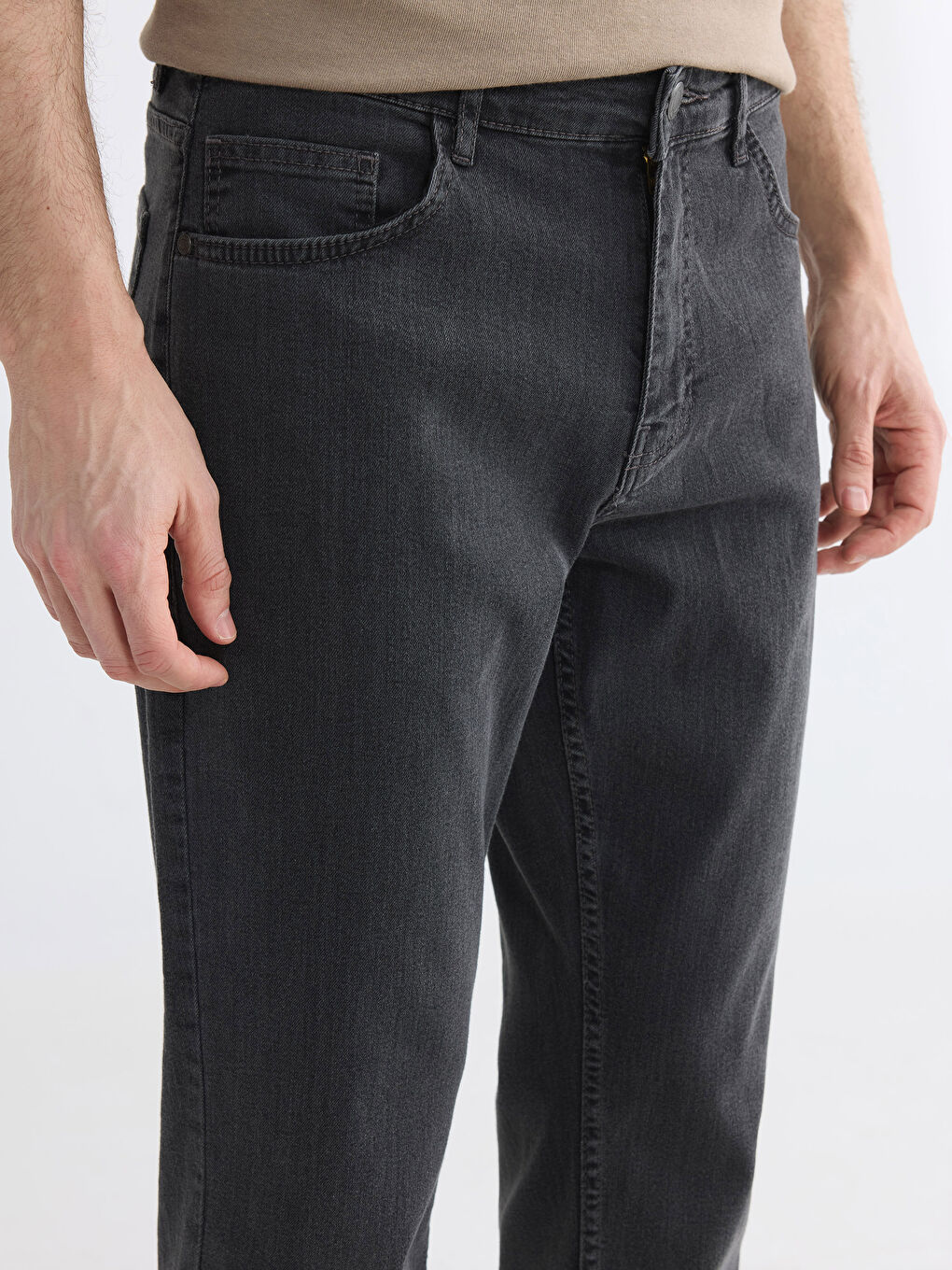 Gri 779 Regular Fit Erkek Jean Pantolon-2