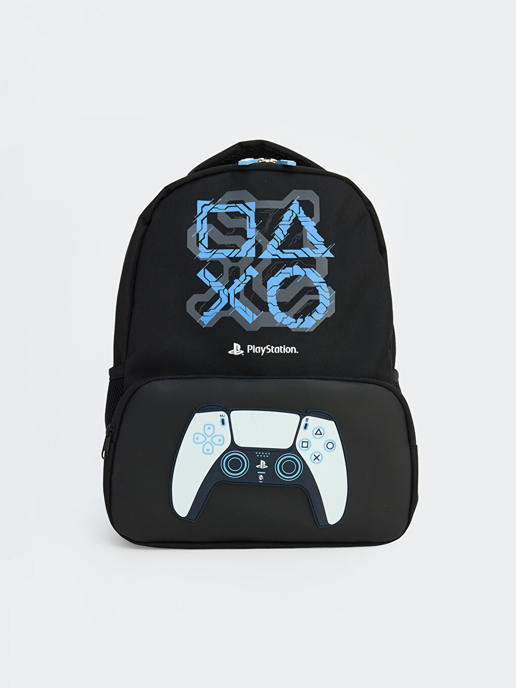 Siyah PlayStation Baskılı Erkek Çocuk Sırt Çantası