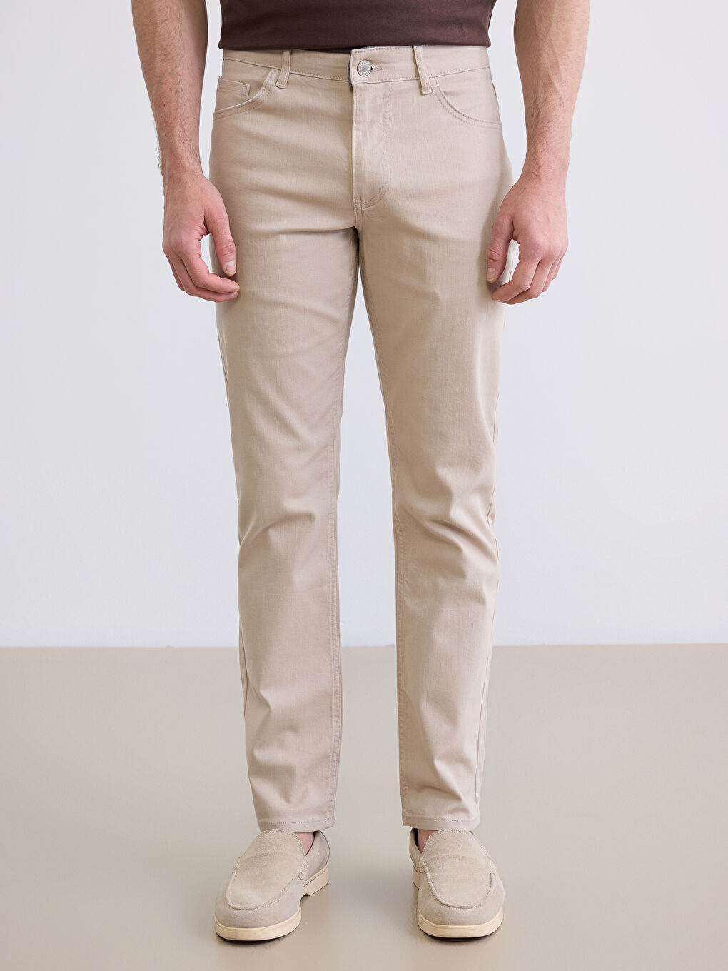Bej  779 Regular Fit Erkek Jean Pantolon-1