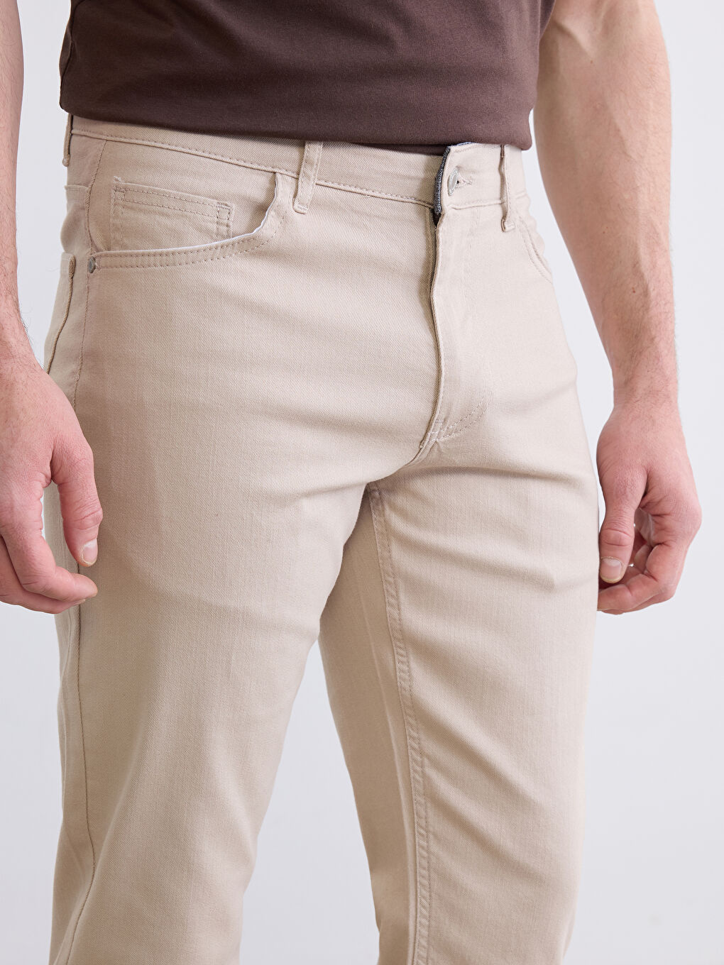 Bej  779 Regular Fit Erkek Jean Pantolon-2