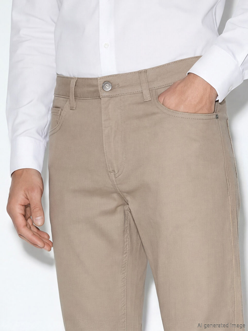 Bej 779 Regular Fit Erkek Jean Pantolon-2