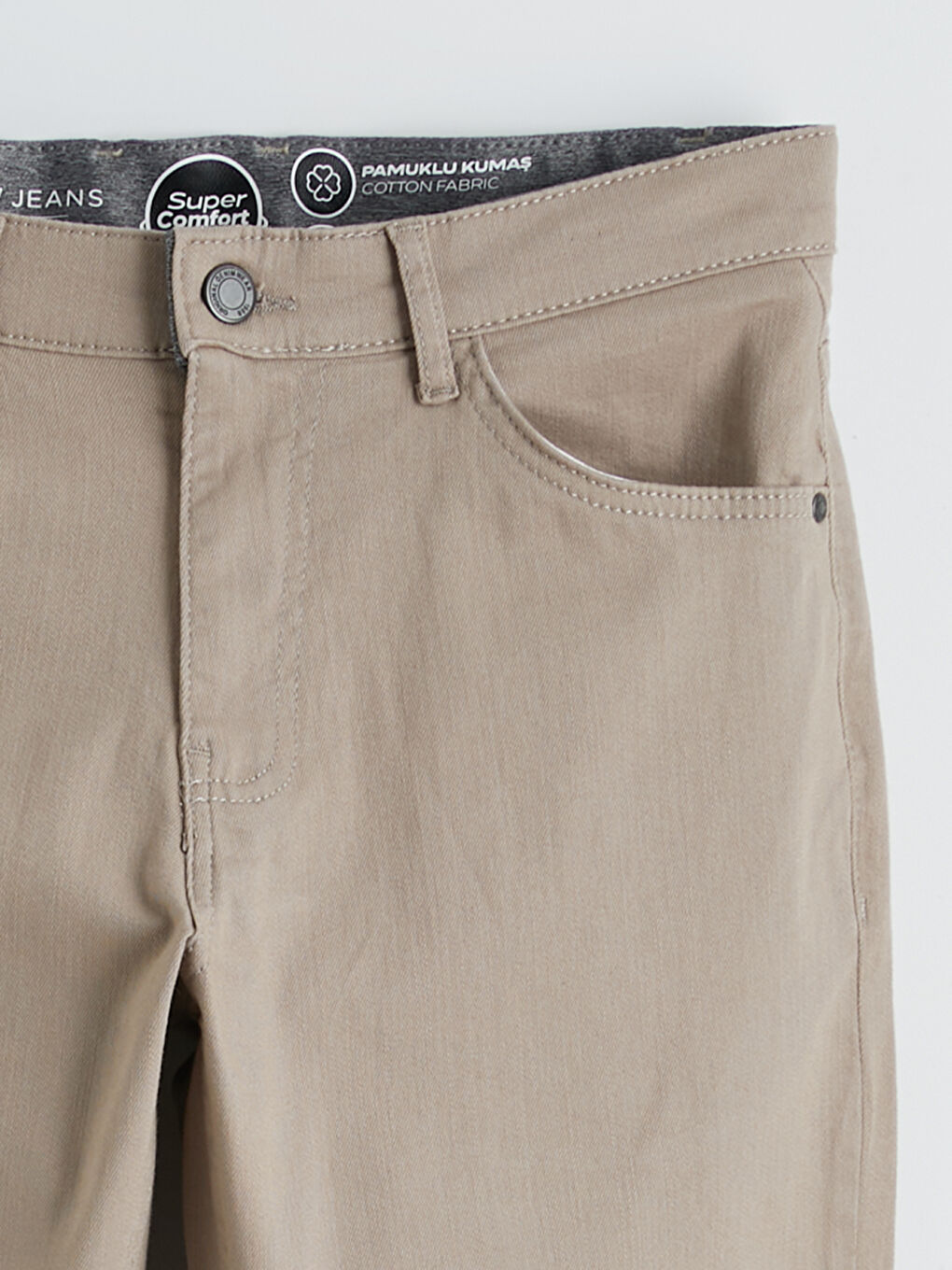Bej 779 Regular Fit Erkek Jean Pantolon-4