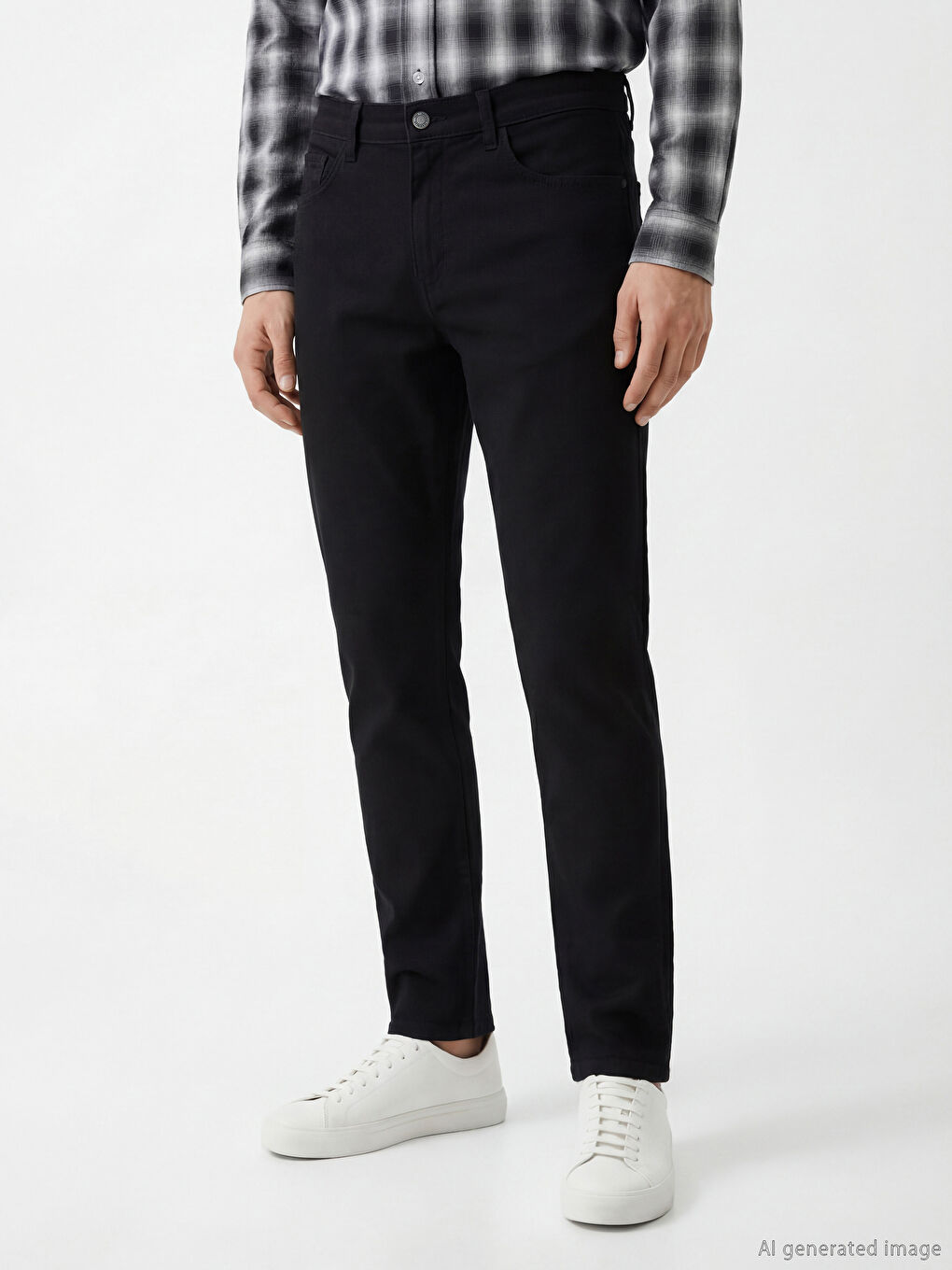 Siyah 779 Regular Fit Erkek Jean Pantolon-1