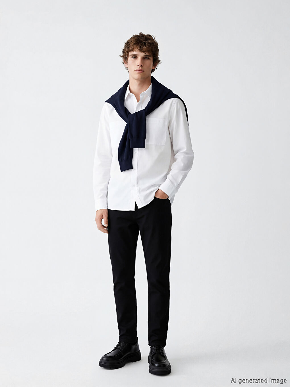 Siyah 880 Chino Fit Erkek Jean Pantolon