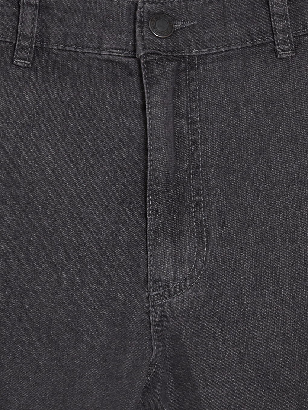 Gri Regular Fit Erkek Jean Şort-1