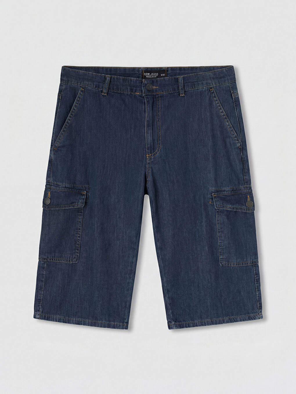 İndigo Regular Fit Erkek Jean Şort