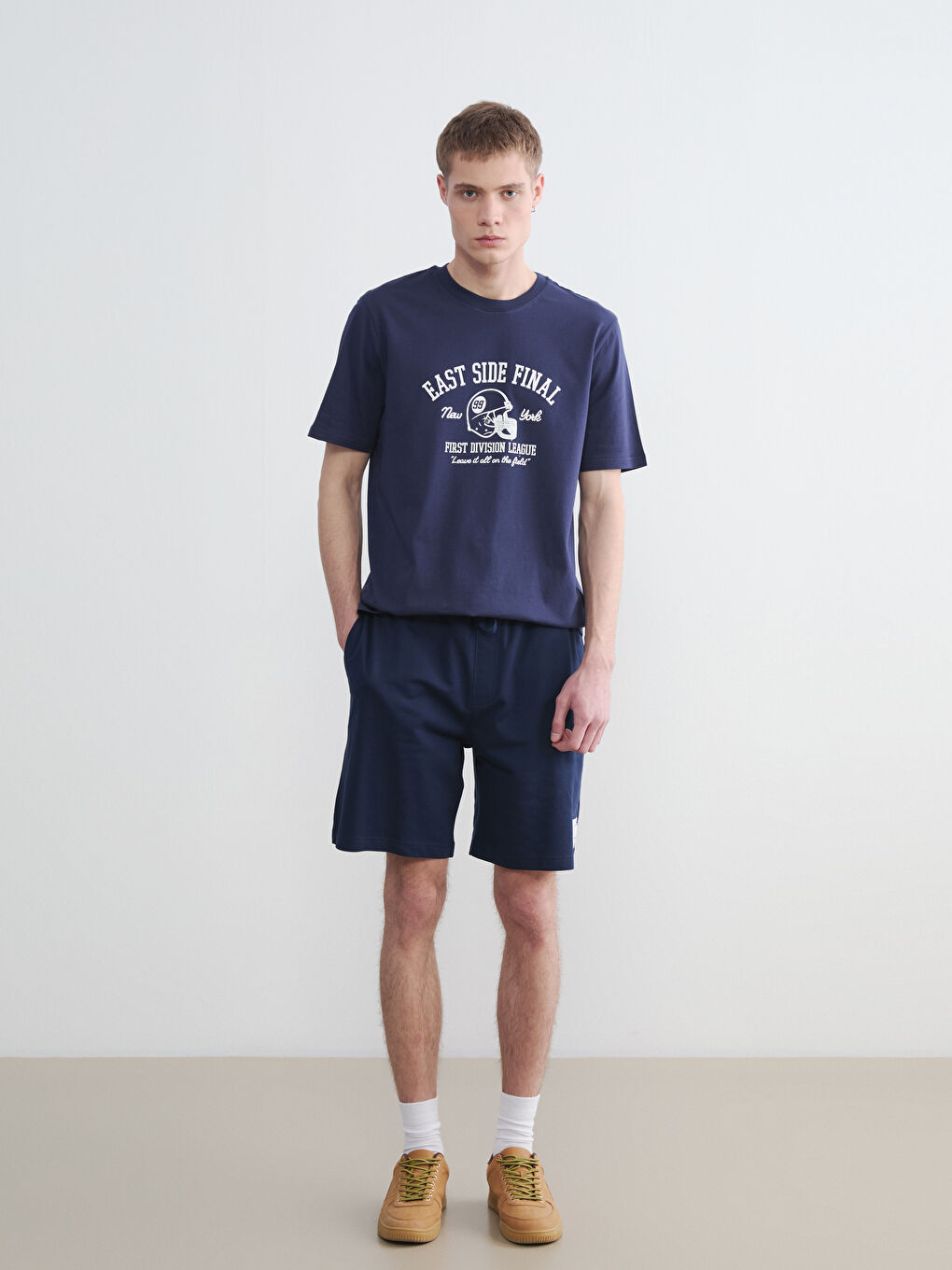 Regular Fit 2 Thread Men's Shorts