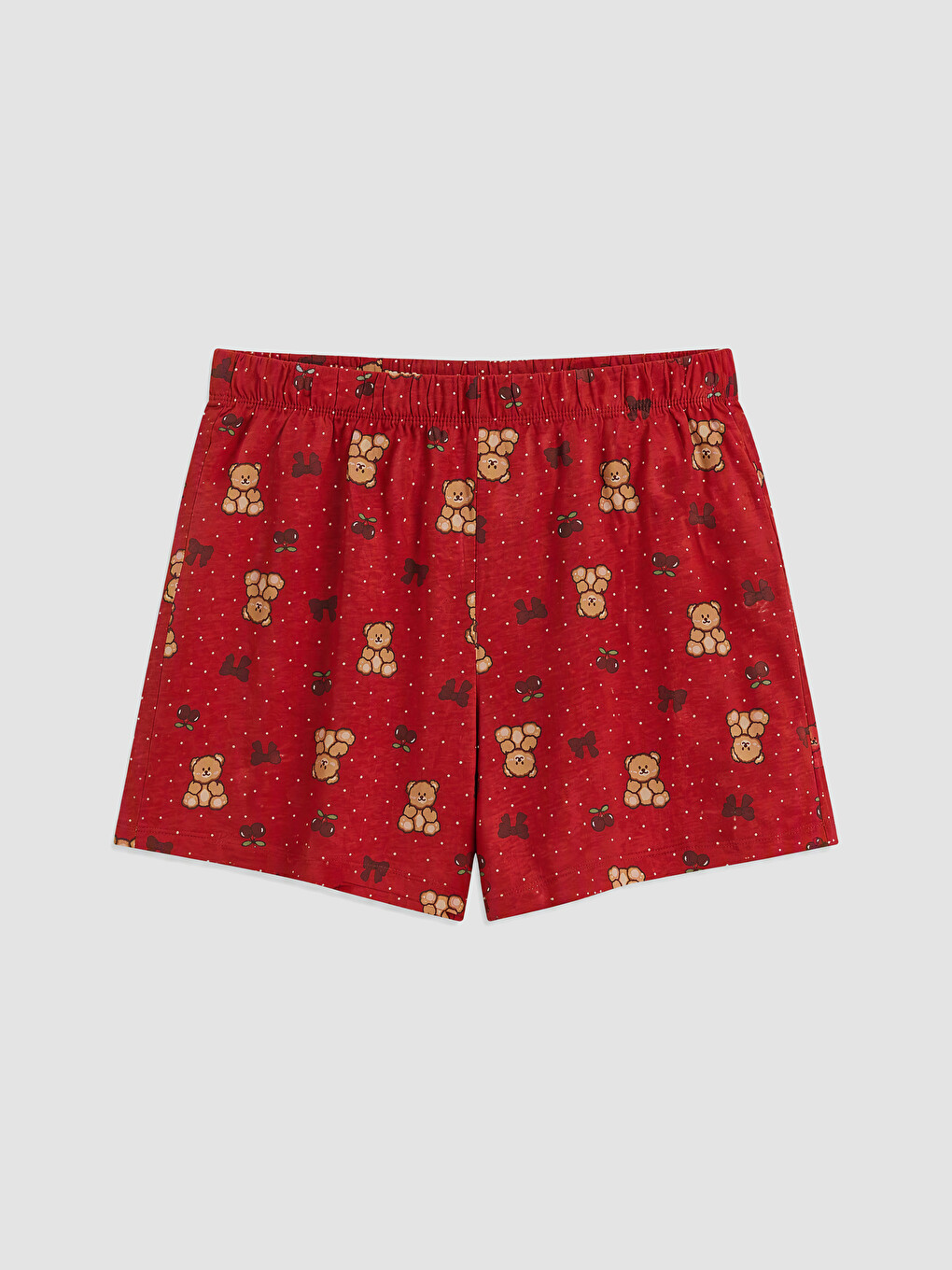 Crew Neck Women's Short Pyjamas Set-8