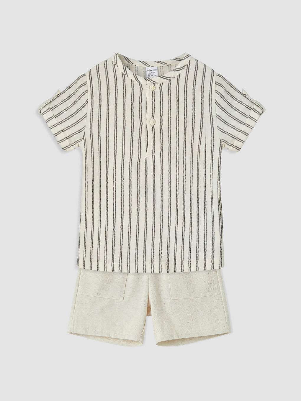 Baby Boy Ecru Set
