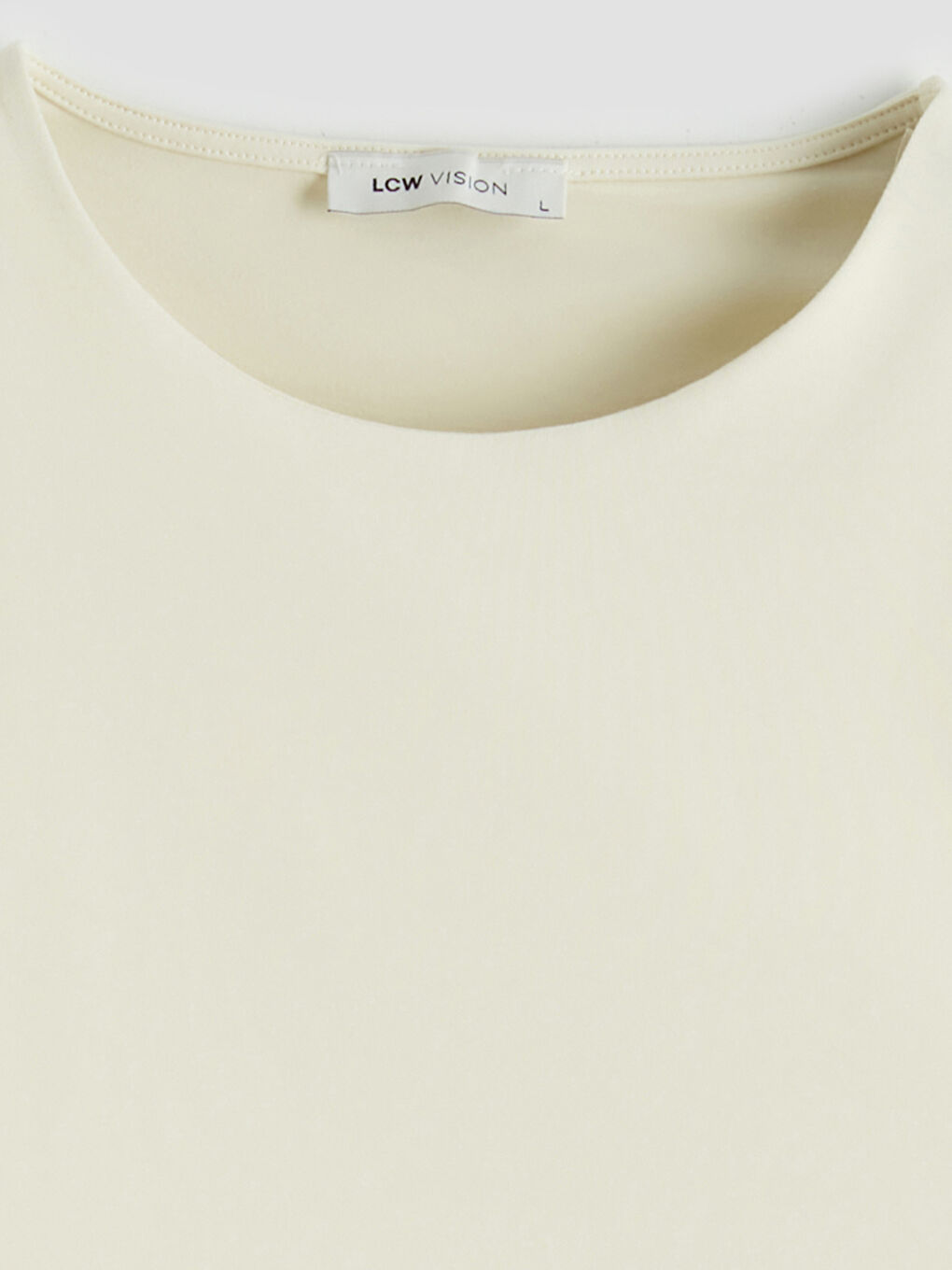 მრგვალი საყელო ქალის უმკლავო მაისური-5