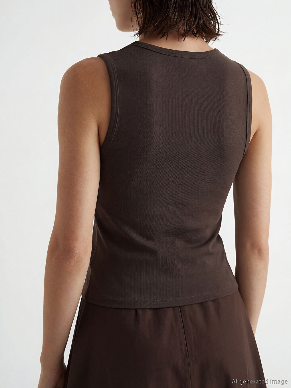 Crew Neck Women's Tank Top-2