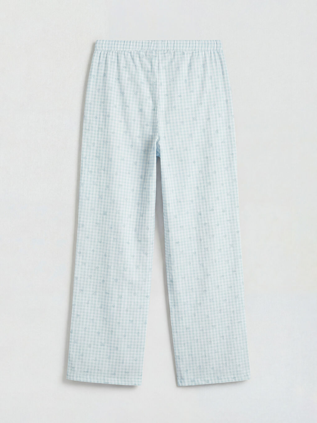 Lila Bisiklet Yaka Baskılı Kadın Pijama Takımı-8