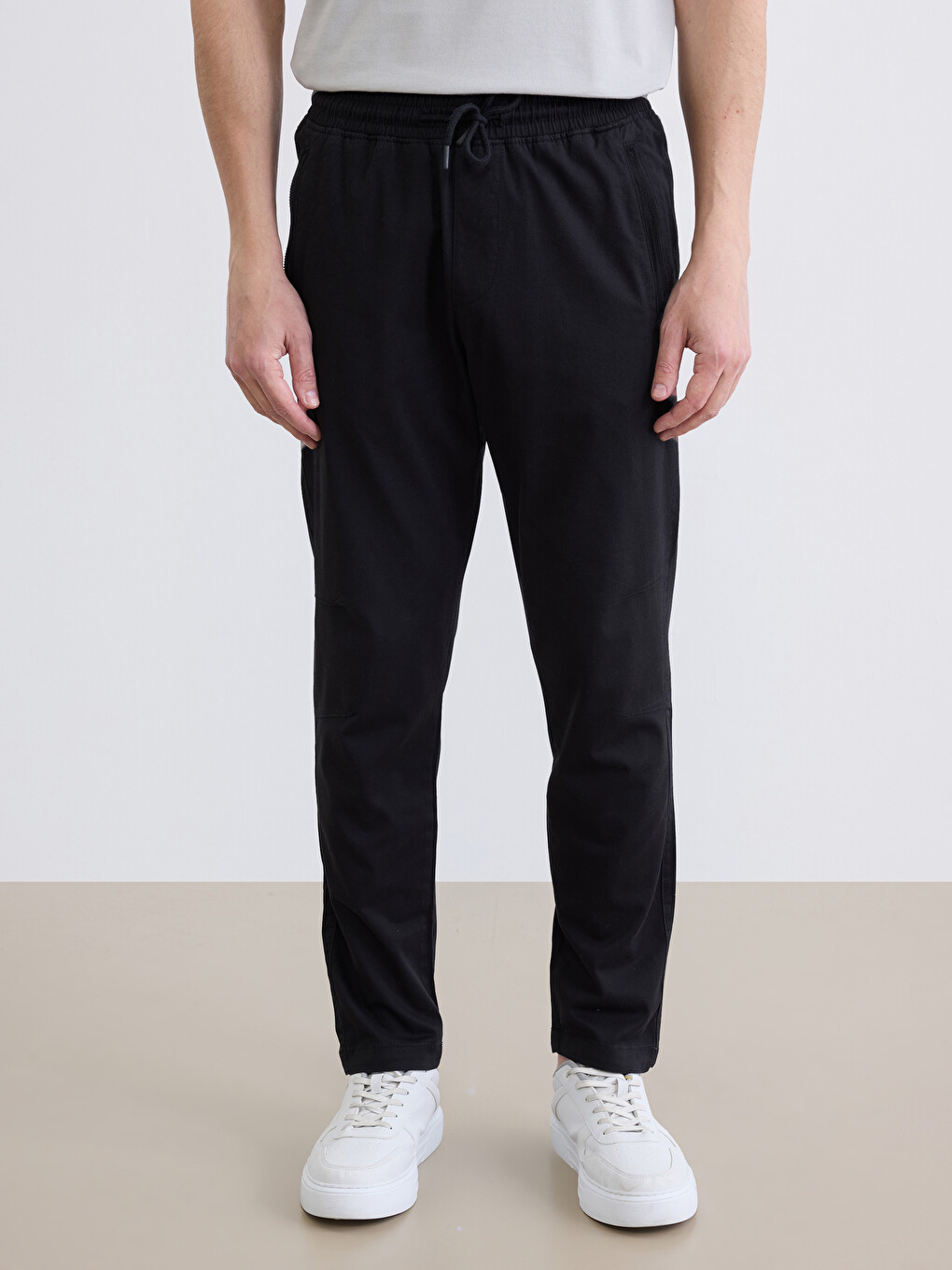 Man Black Trousers-1