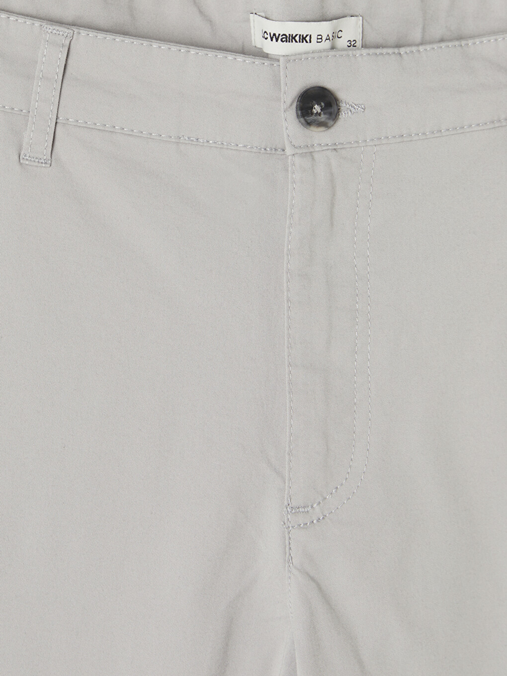 Gri Regular Fit Erkek Şort-1