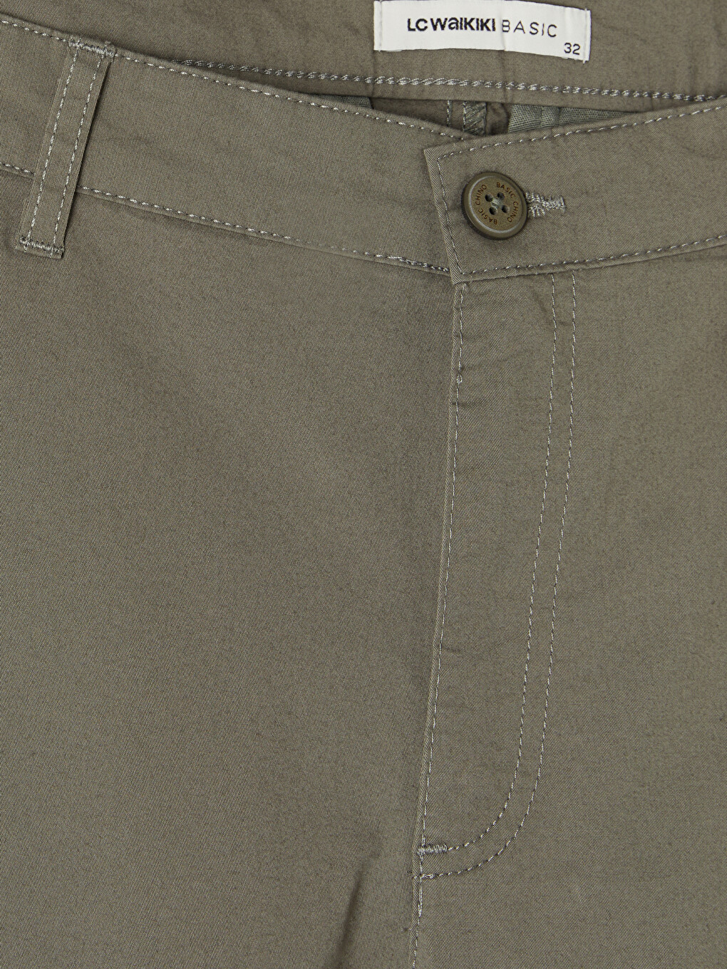 Haki Regular Fit Erkek Şort-1