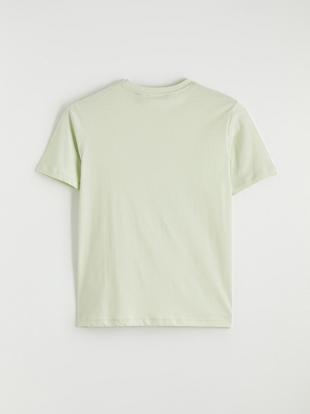 Yeşil Bisiklet Yaka Star Wars Baskılı Erkek Tişört-6