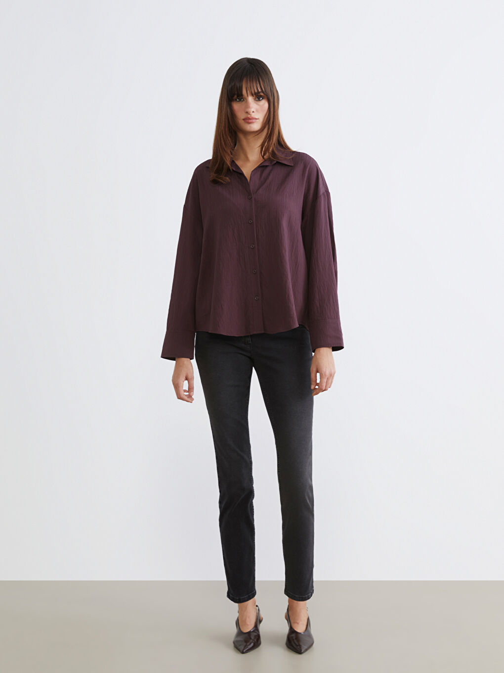 Γυναίκα ΜΠΟΡΝΤΟ Πουκάμισο-1