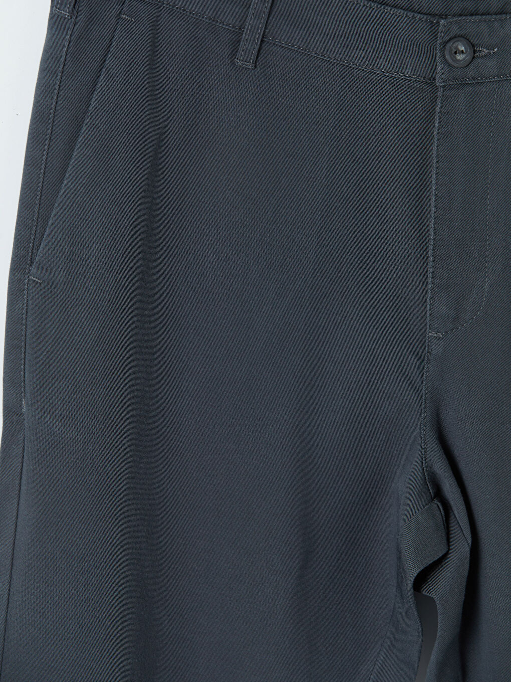 Antrasit Standart Kalıp Erkek Chino Pantolon-2