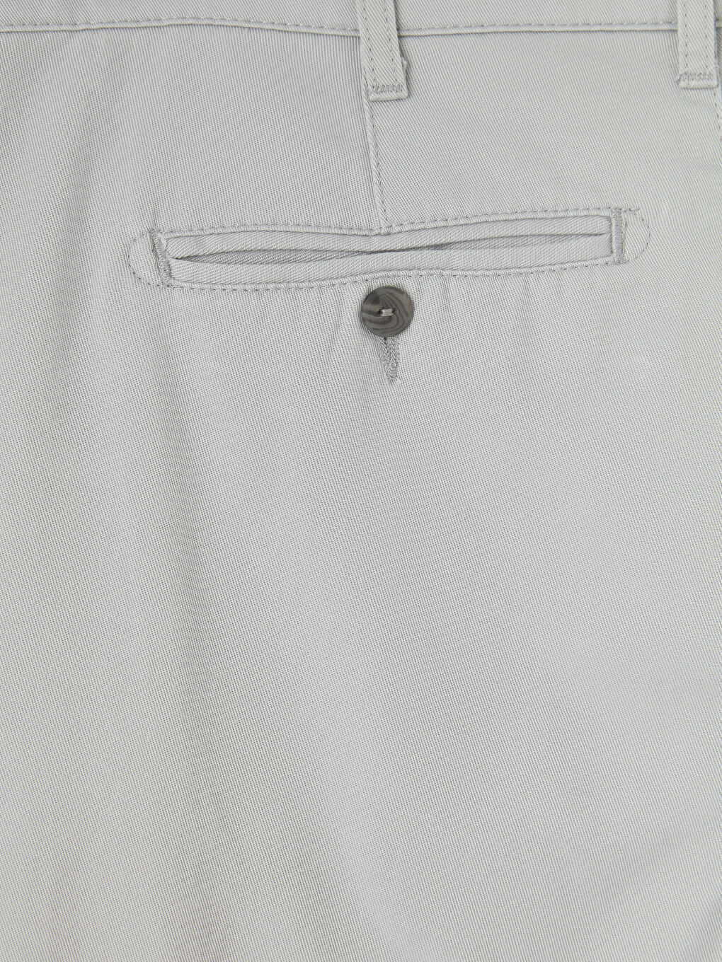 Gri Standart Kalıp Erkek Chino Pantolon-3