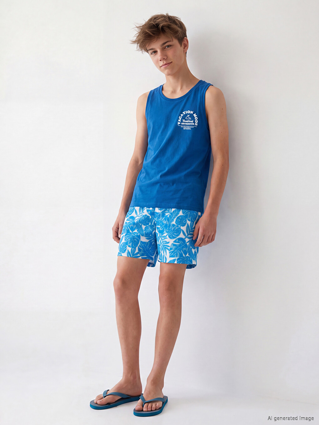 Patterned Boys' Sea Shorts