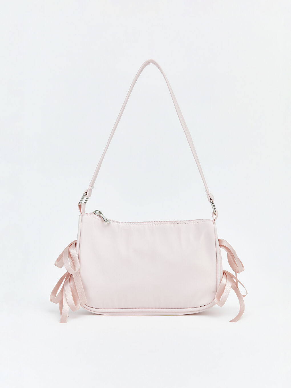 Pembe Fermuar Kapamalı Kız Çocuk Omuz Çantası