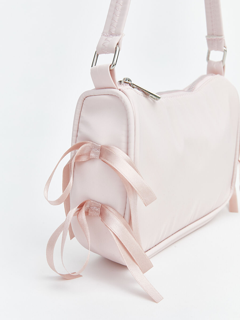 Pembe Fermuar Kapamalı Kız Çocuk Omuz Çantası-2