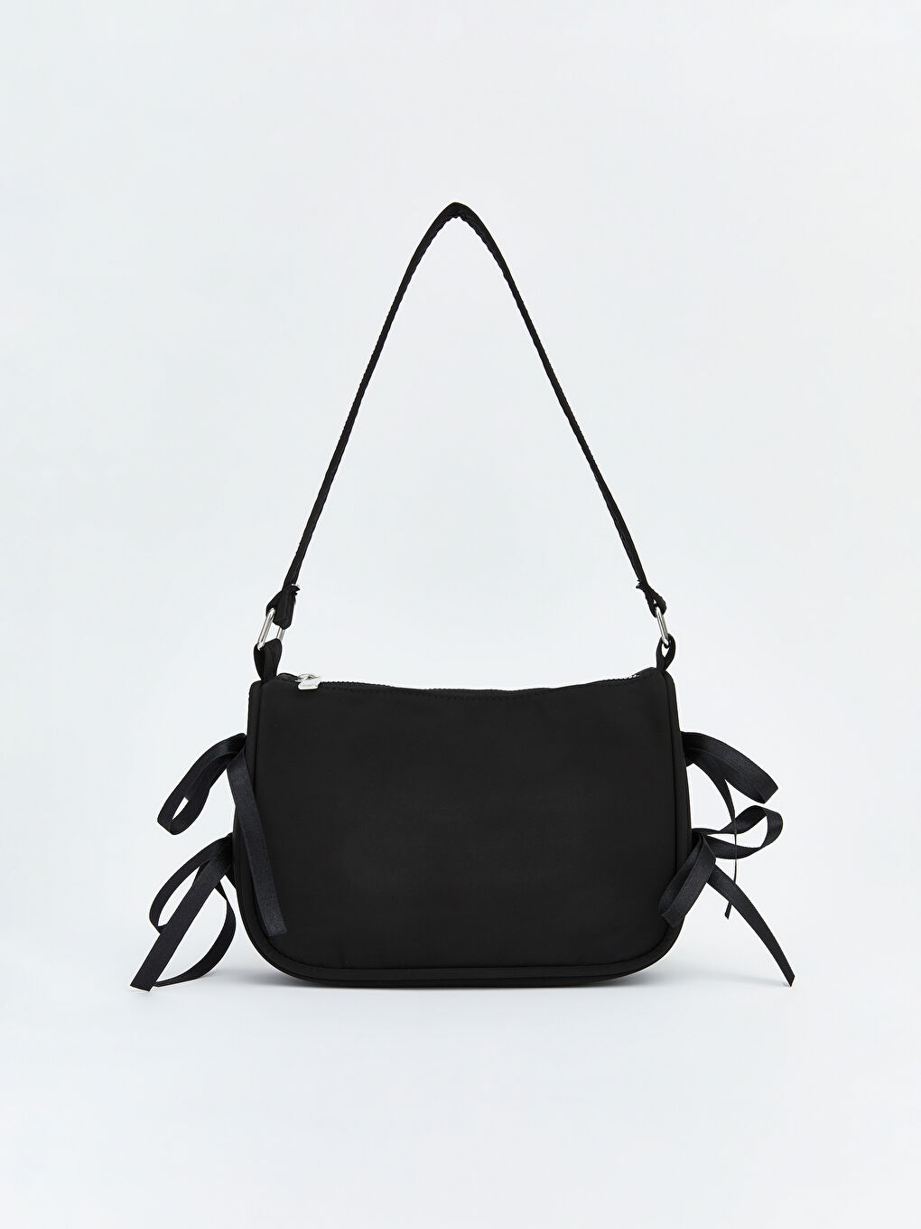 Siyah Fermuar Kapamalı Kız Çocuk Omuz Çantası