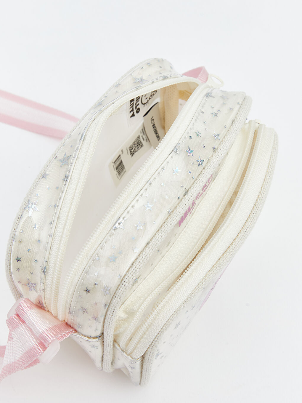 Ekru Hello Kitty Baskılı Kız Çocuk Omuz Çantası-2