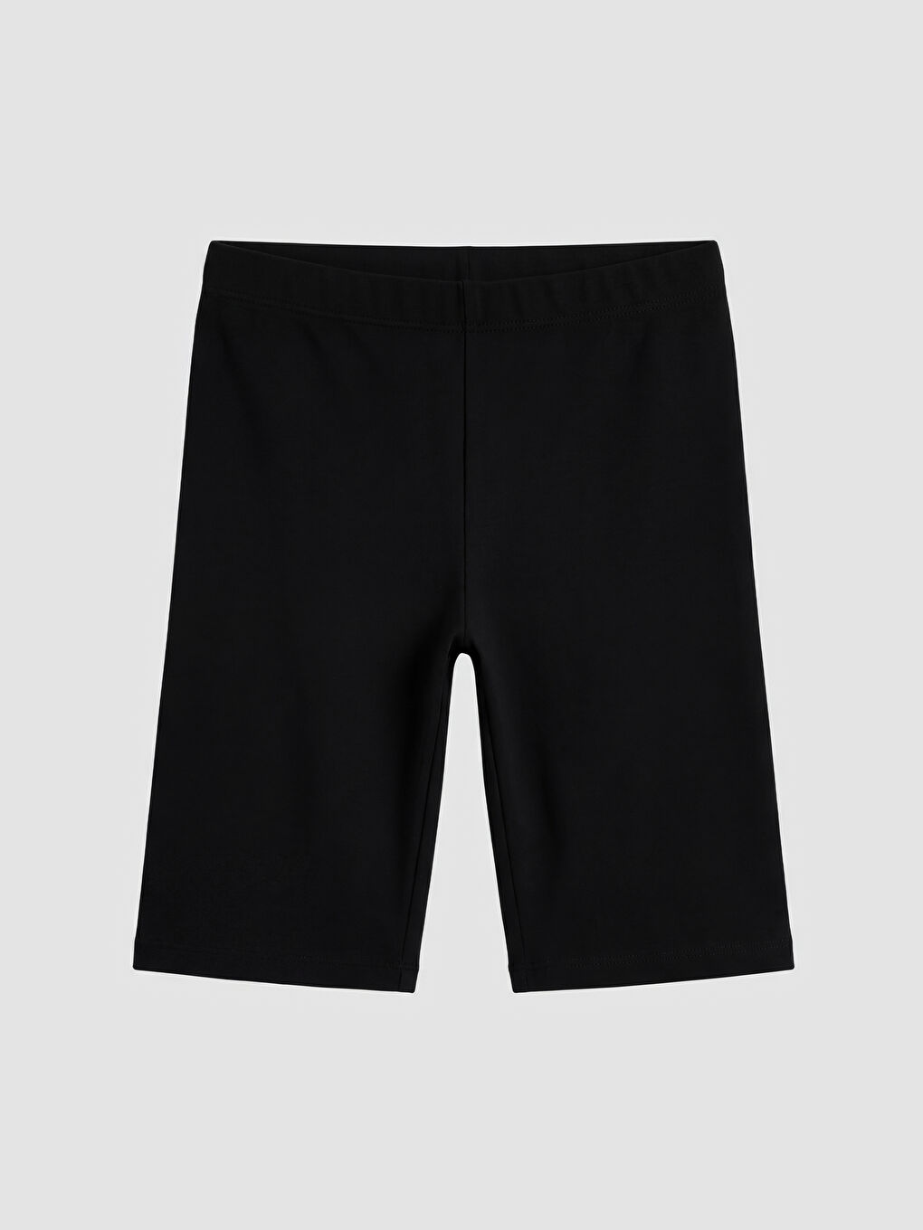 Siyah Basic Kız Çocuk Kısa Tayt