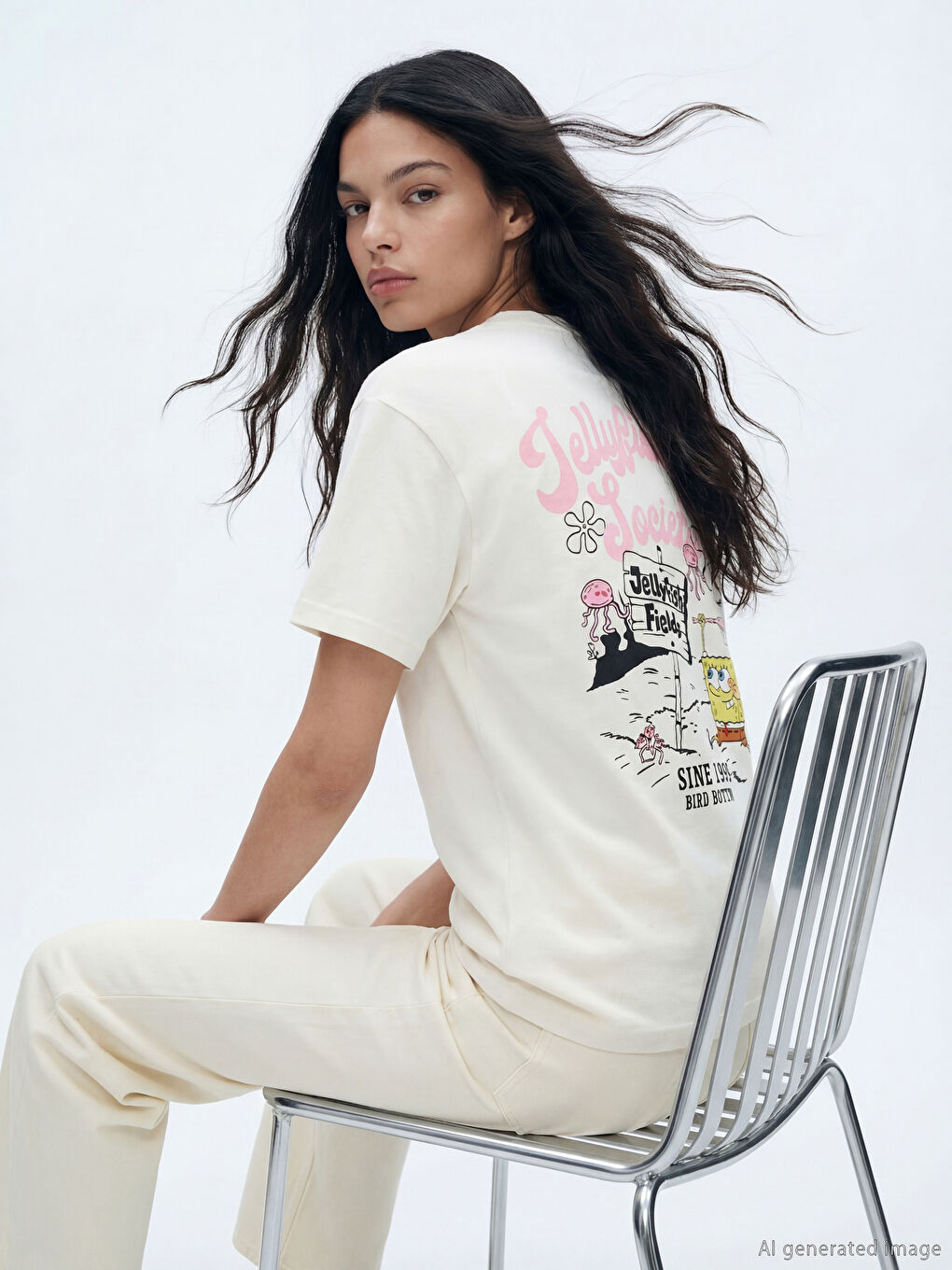 SpongeBob Printed Women's T-Shirt