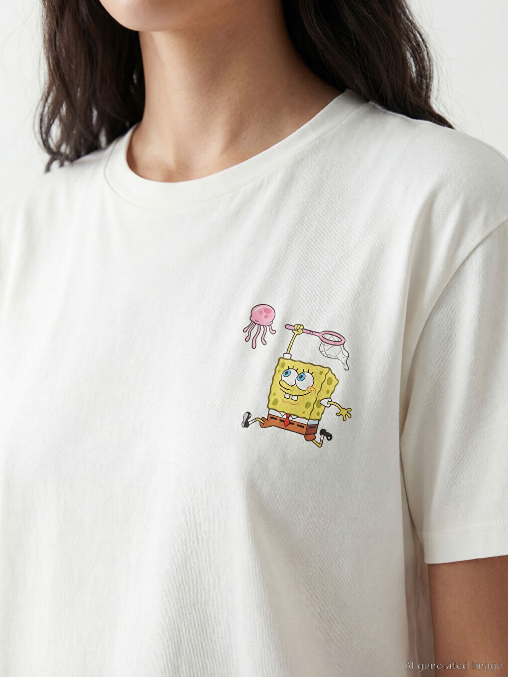 SpongeBob Printed Women's T-Shirt-2