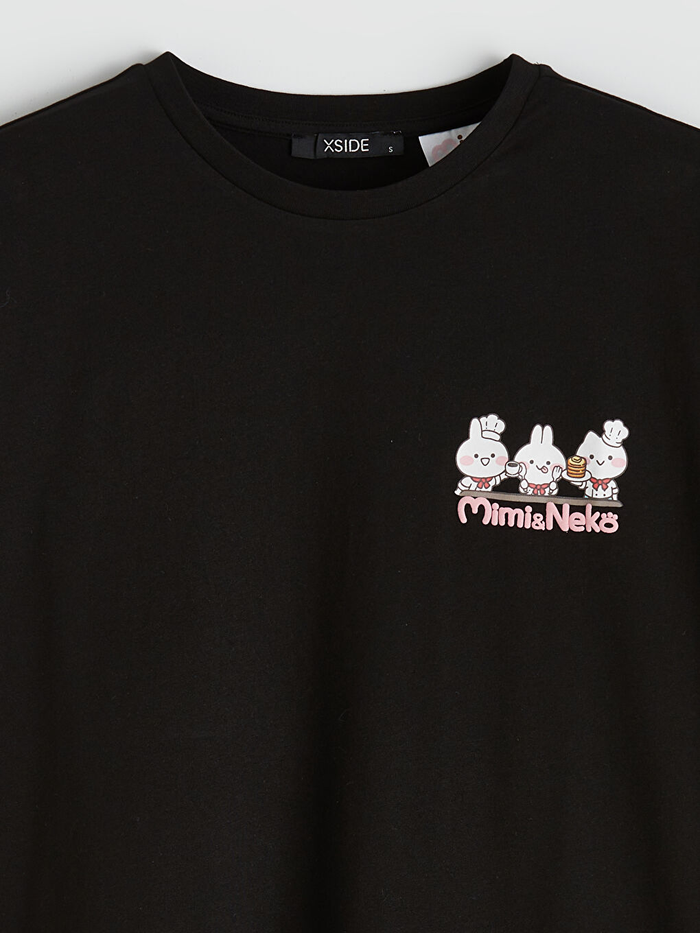 Γυναίκα ΜΑΥΡΟ Μπλουζάκι-4