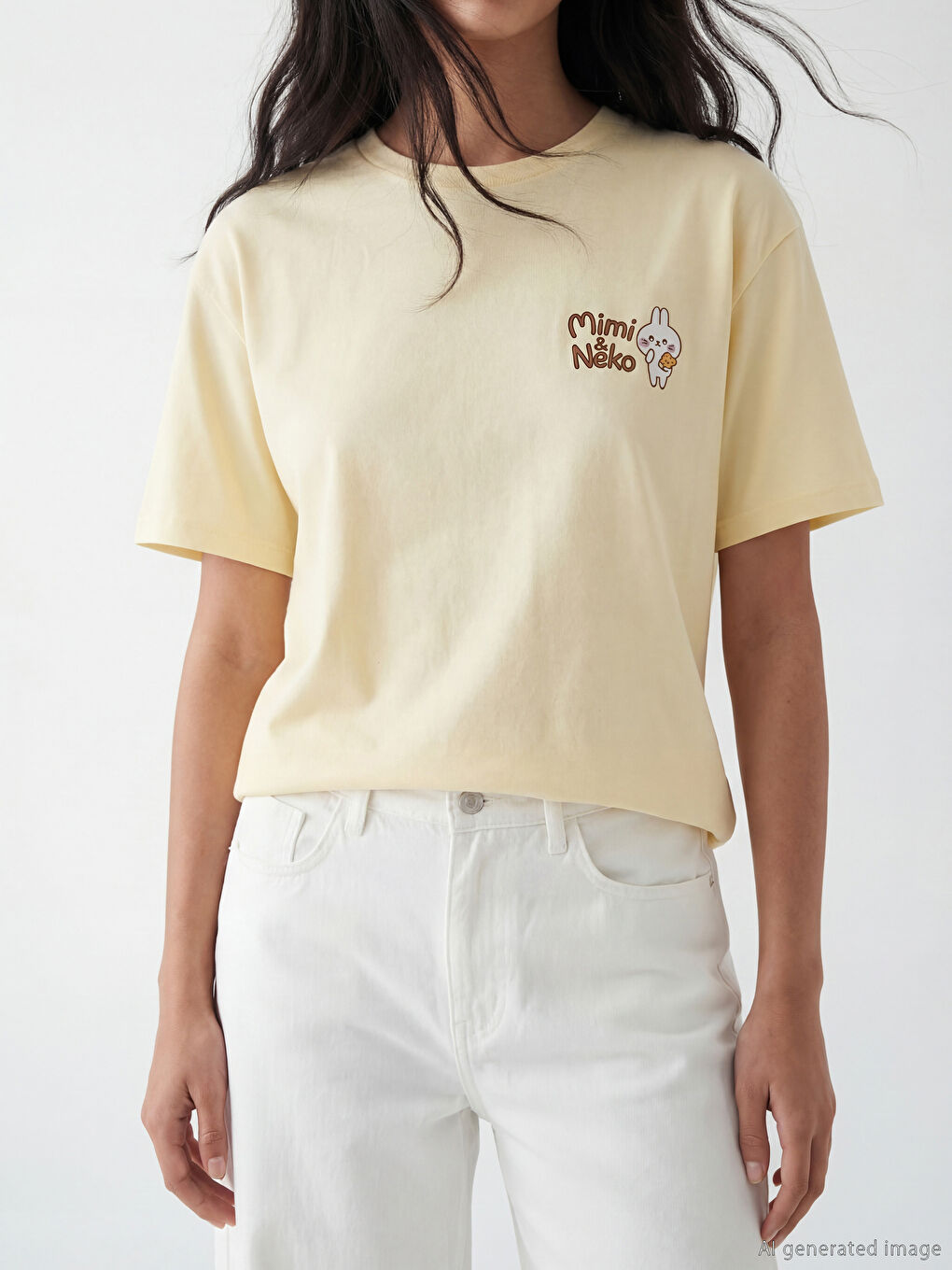 Woman YELLOW T-Shirt-2
