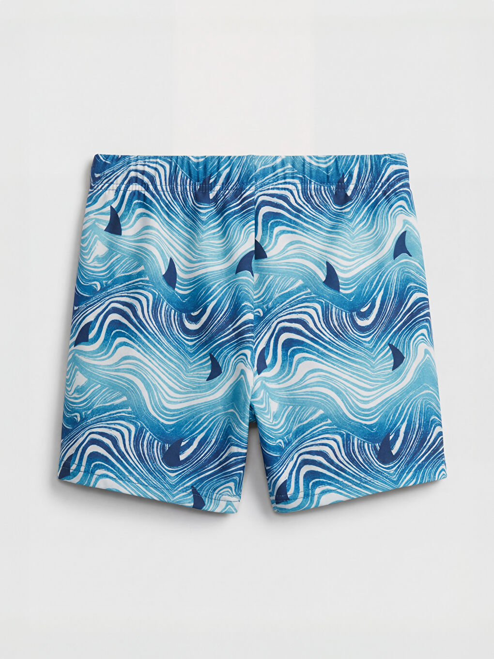 Mavi Hızlı Kuruyan Uv Korumalı Erkek Çocuk Deniz Şortu-1