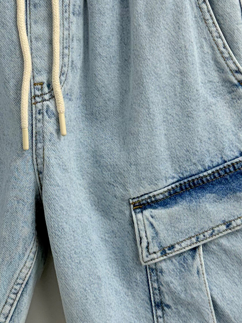 Regular Fit Men's Jean Shorts-1