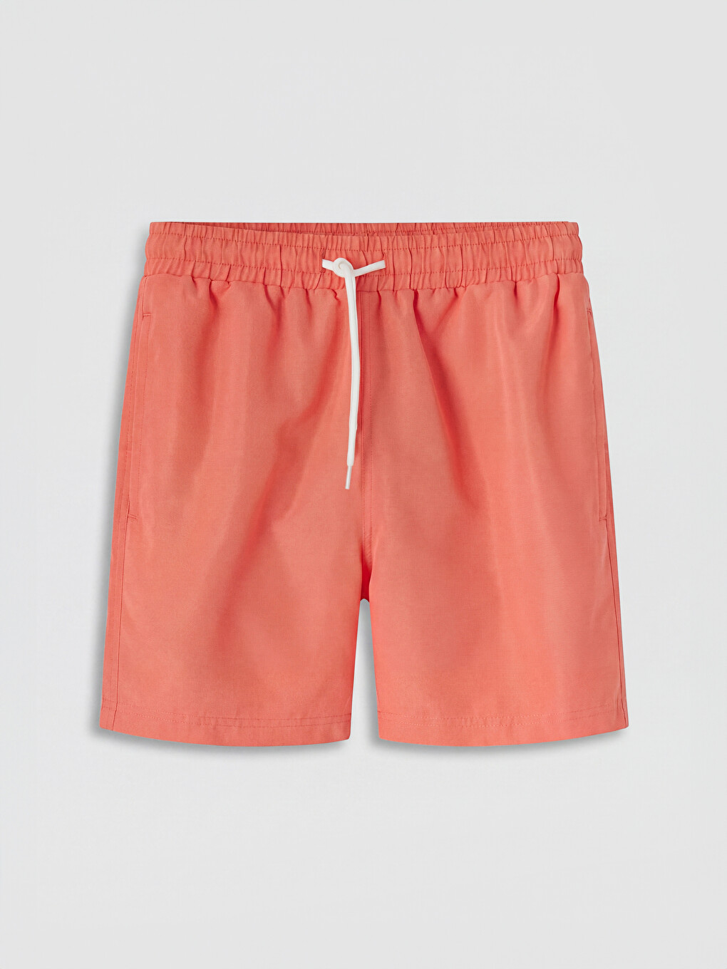 Man Orange Swimming Shorts-6
