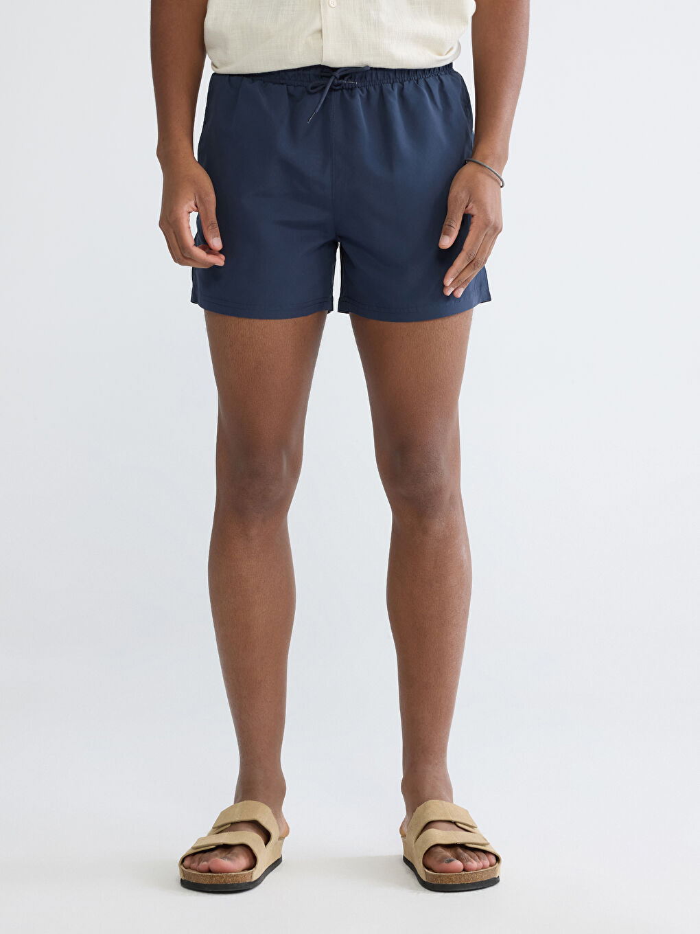 Мужчины Синий Шорты для плавания-1