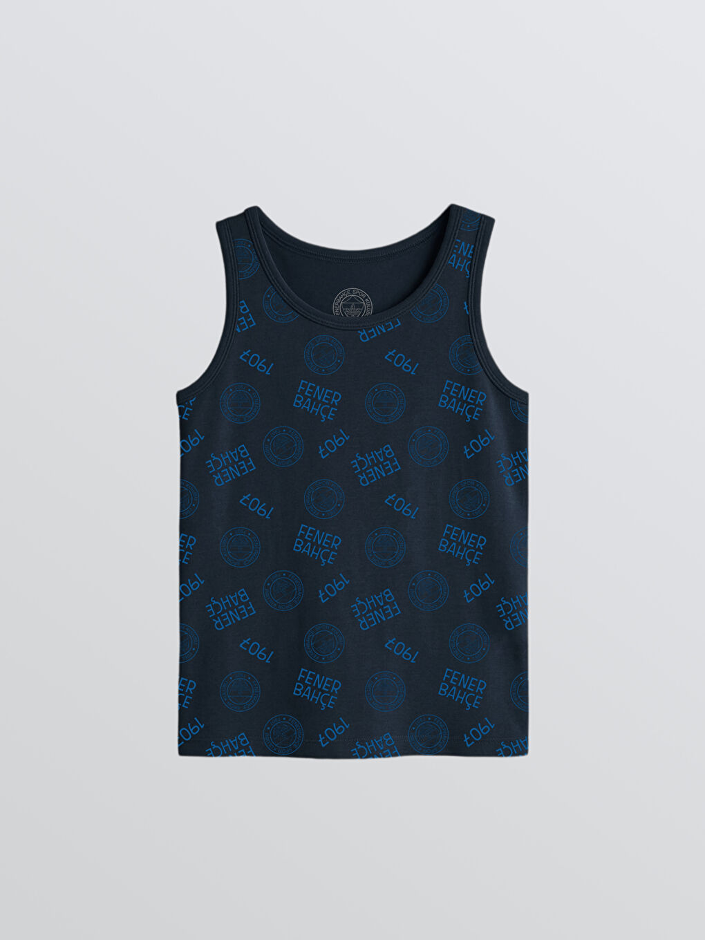 Lacivert Erkek Çocuk Fenerbahçe Baskılı Atlet 2'li-1