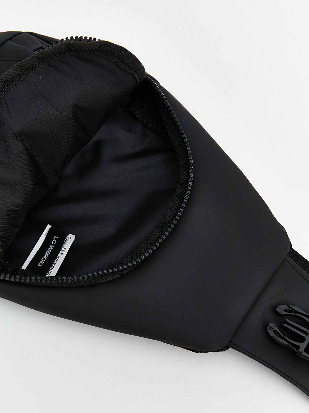 Siyah Çift Bölmeli Erkek Göğüs Çantası-4