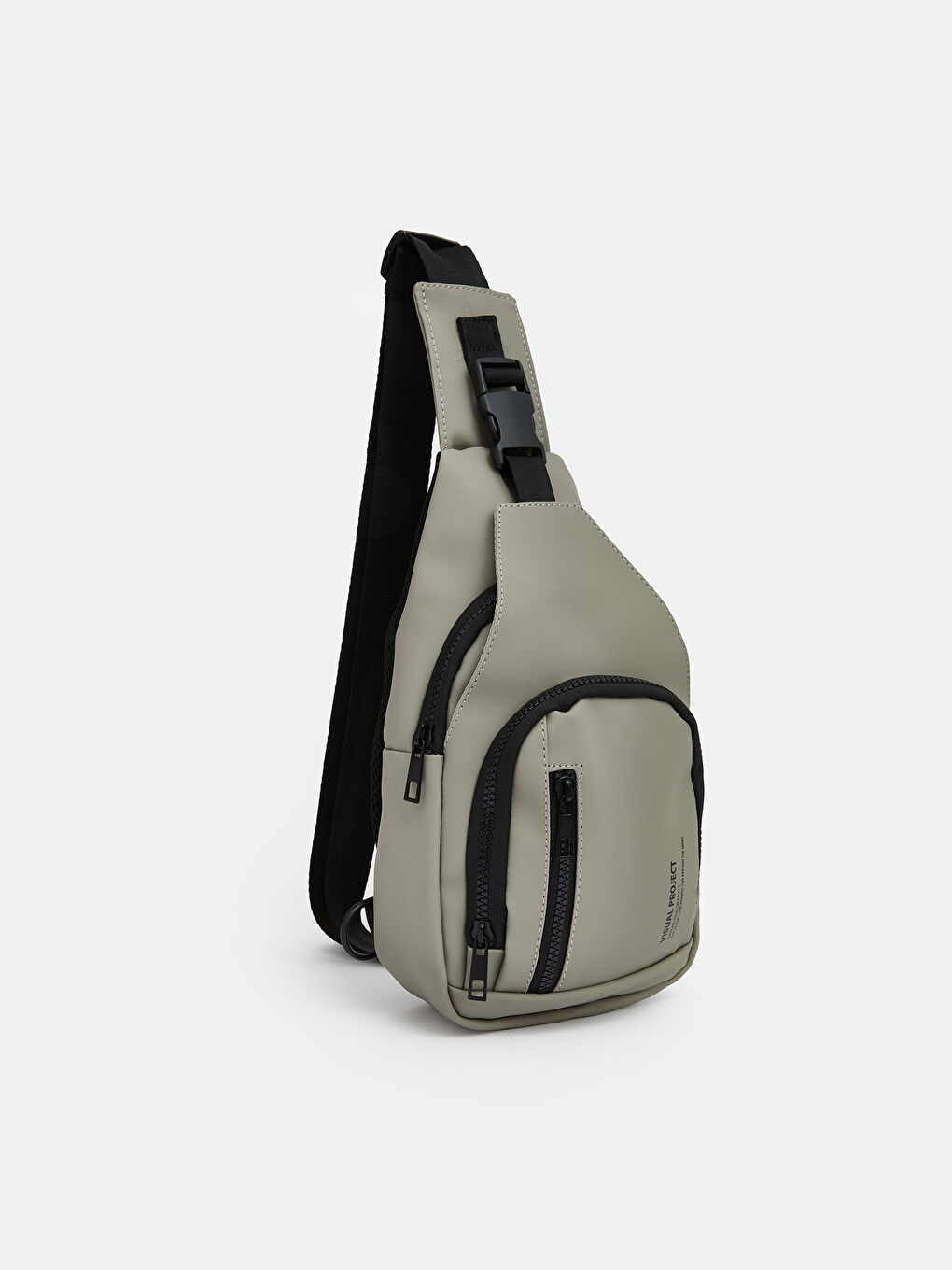 Bej Çift Bölmeli Erkek Göğüs Çantası-1