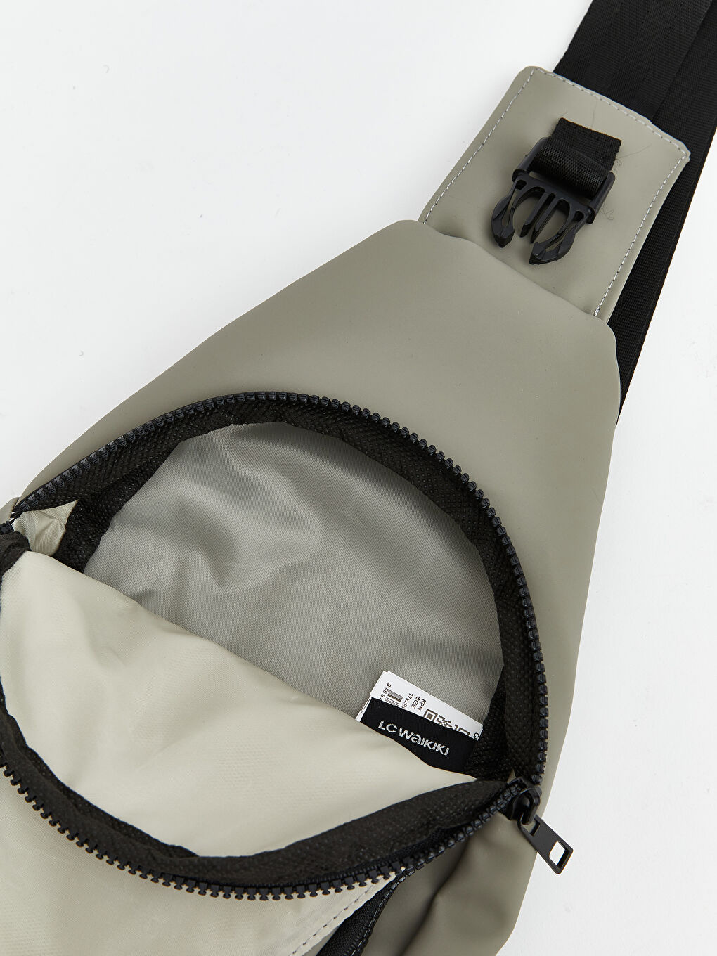 Bej Çift Bölmeli Erkek Göğüs Çantası-3