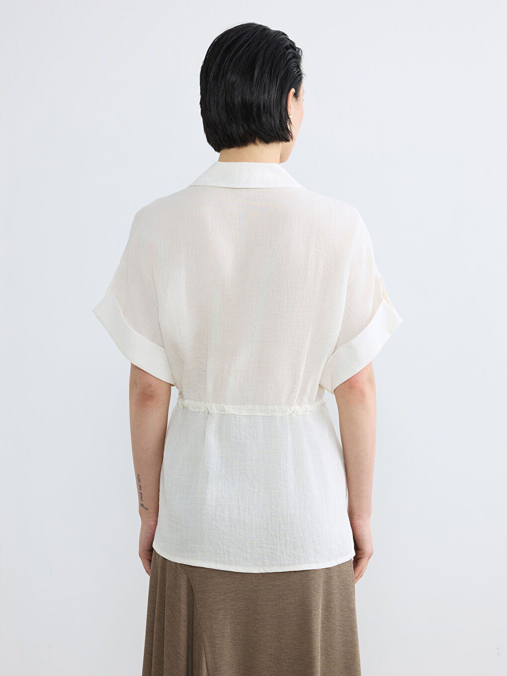 Woman ECRU Shirt-3