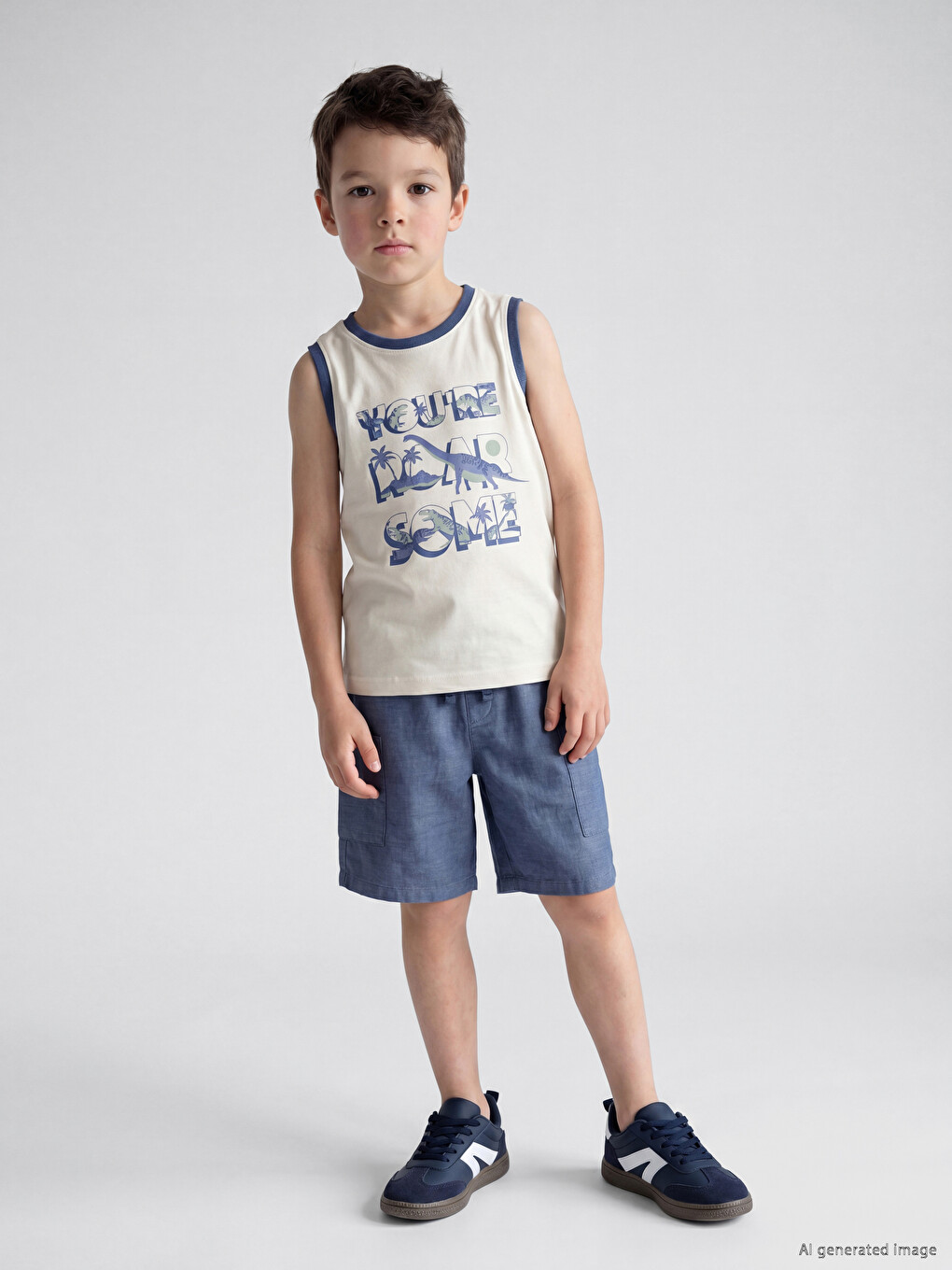Cargo Pocketed Boys' Shorts
