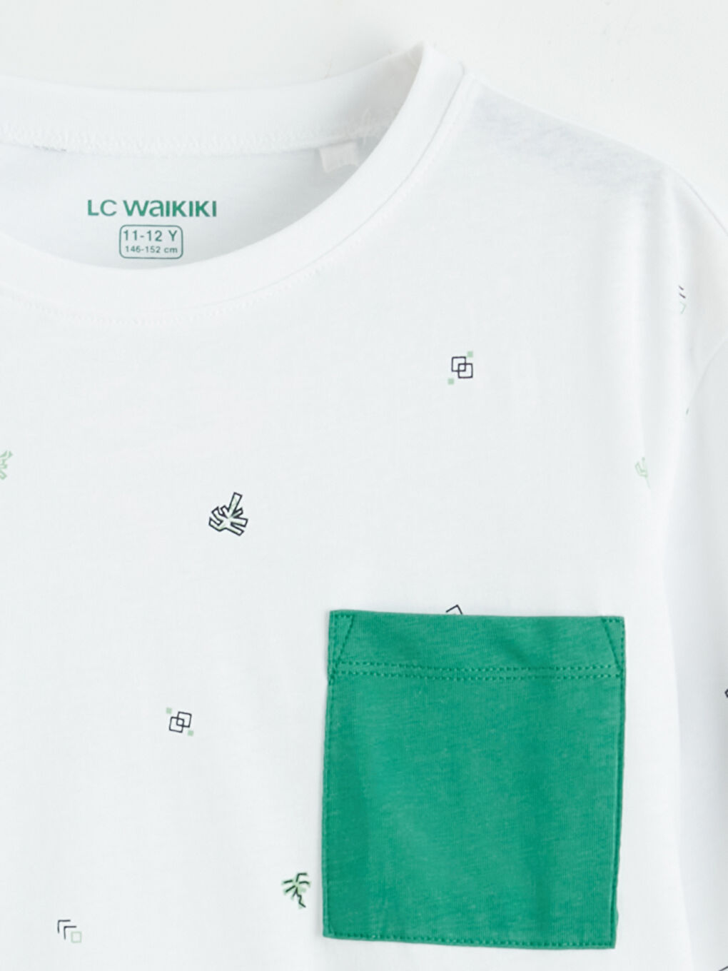 Set de pijamale scurte ALB Băiat-2