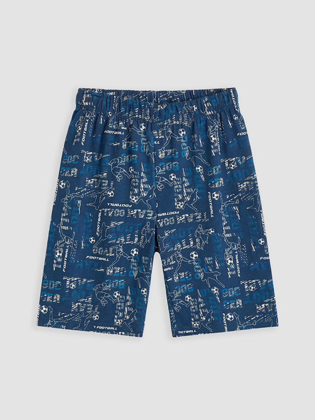 Lacivert Baskılı Erkek Çocuk Pijama Şort