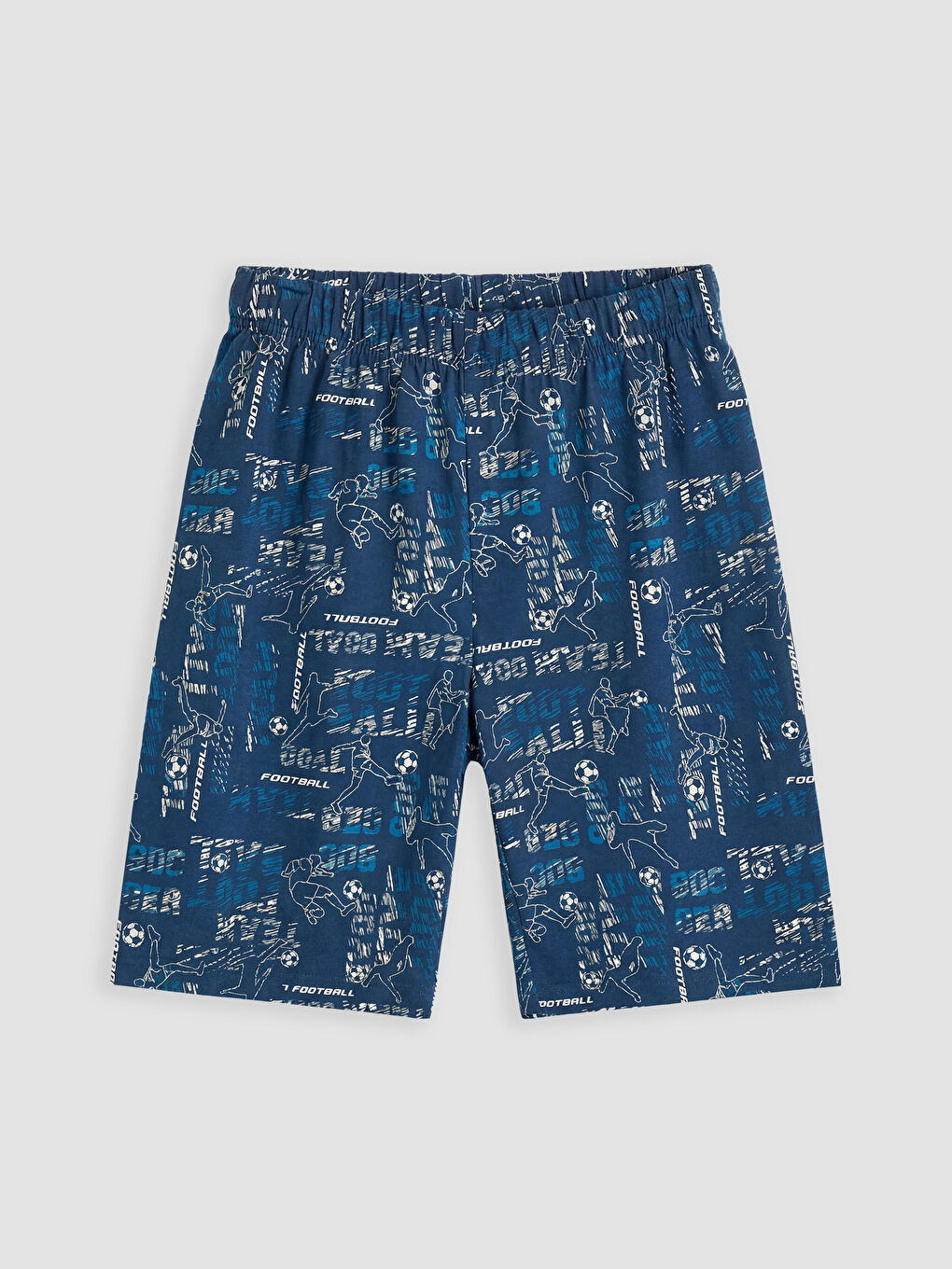 Baskılı Erkek Çocuk 2'li Pijama Şort-1