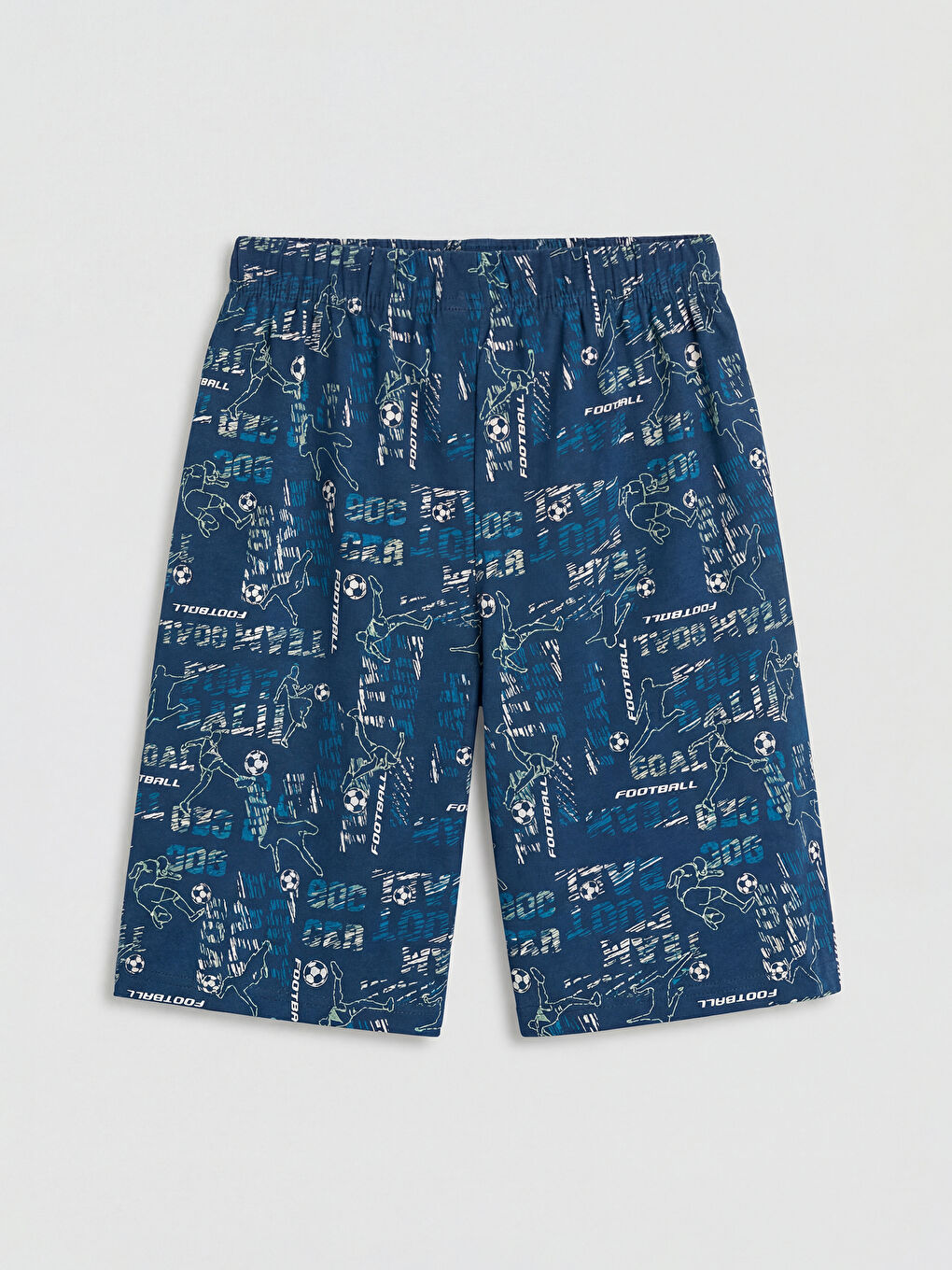 Baskılı Erkek Çocuk 2'li Pijama Şort-2