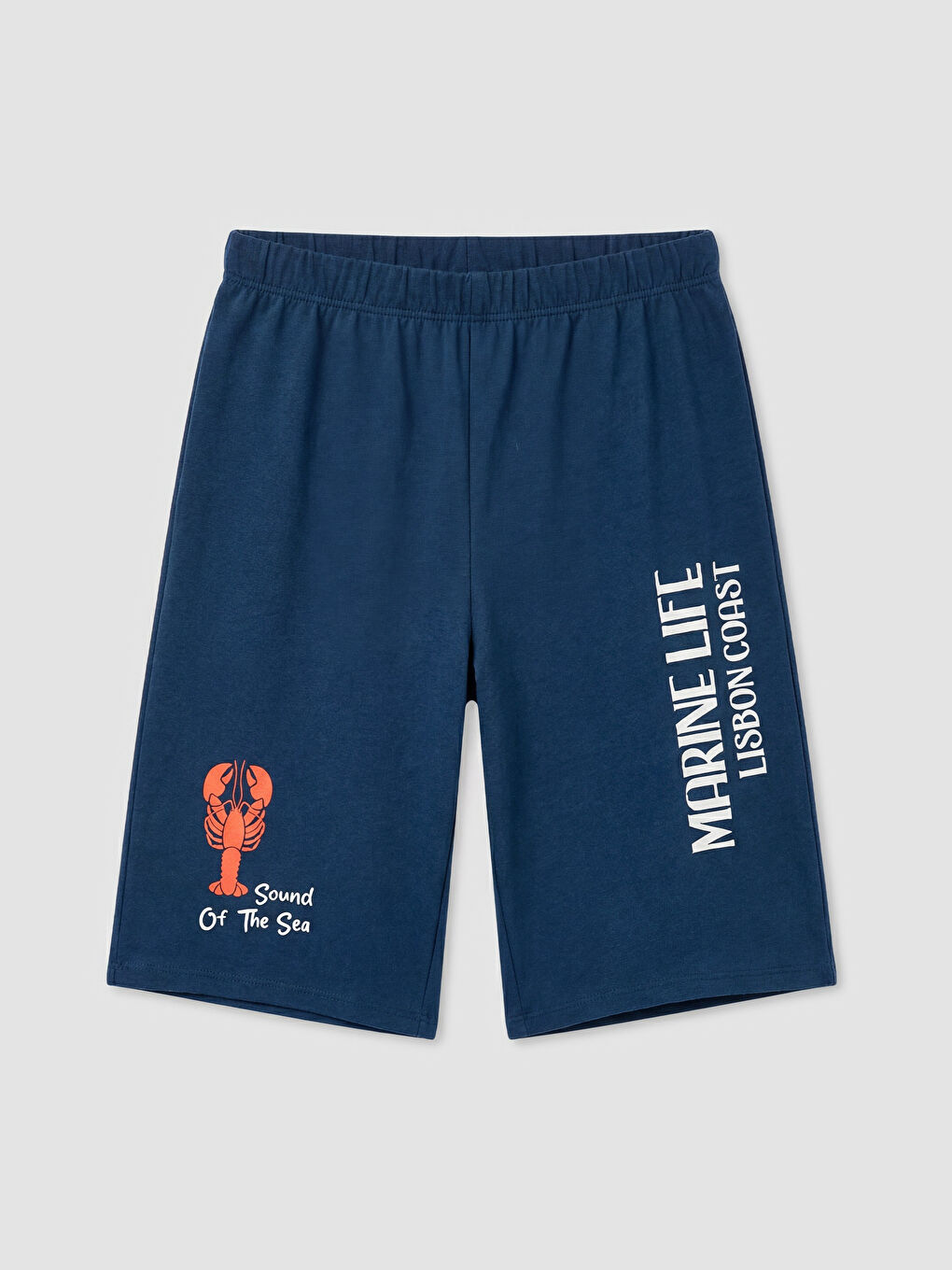 Bisiklet Yaka Erkek Çocuk Şortlu Pijama Takımı-2