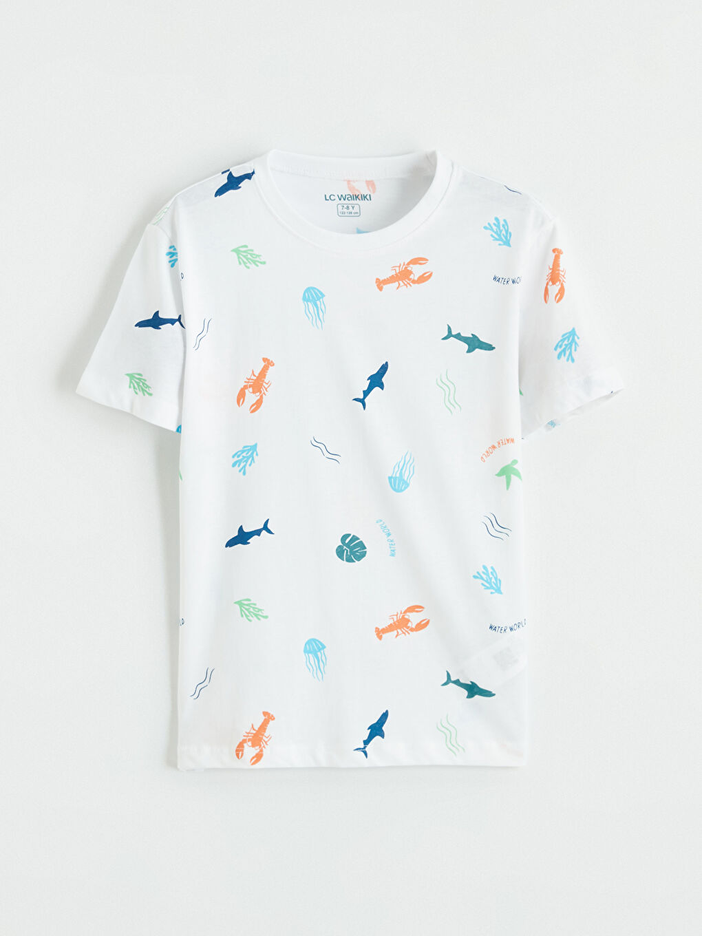 Set de pijamale scurte ALB Băiat-1