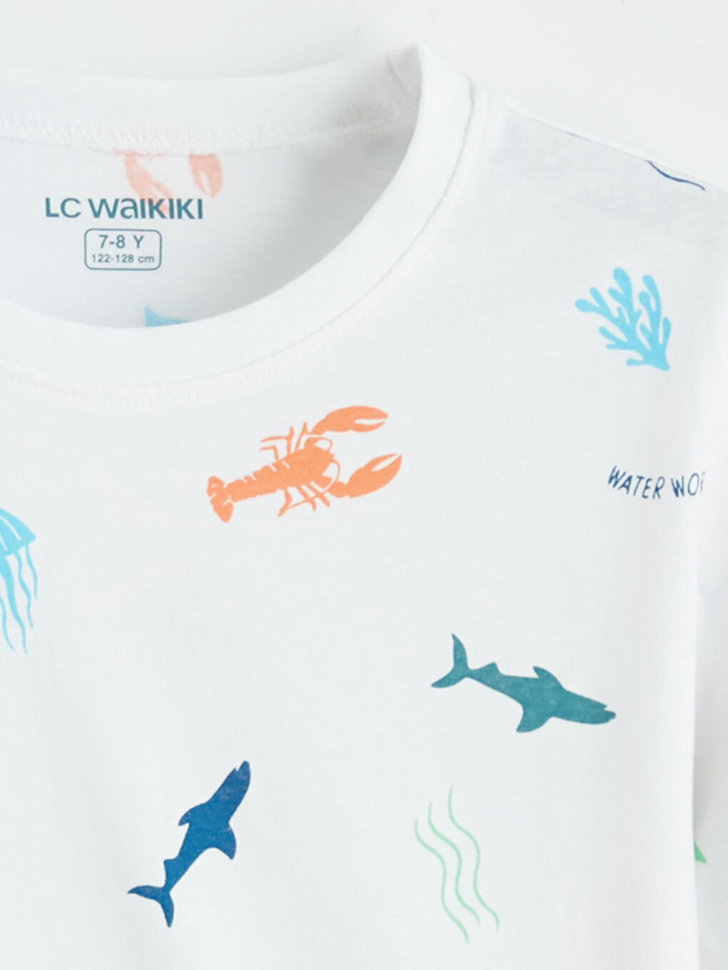 Set de pijamale scurte ALB Băiat-2